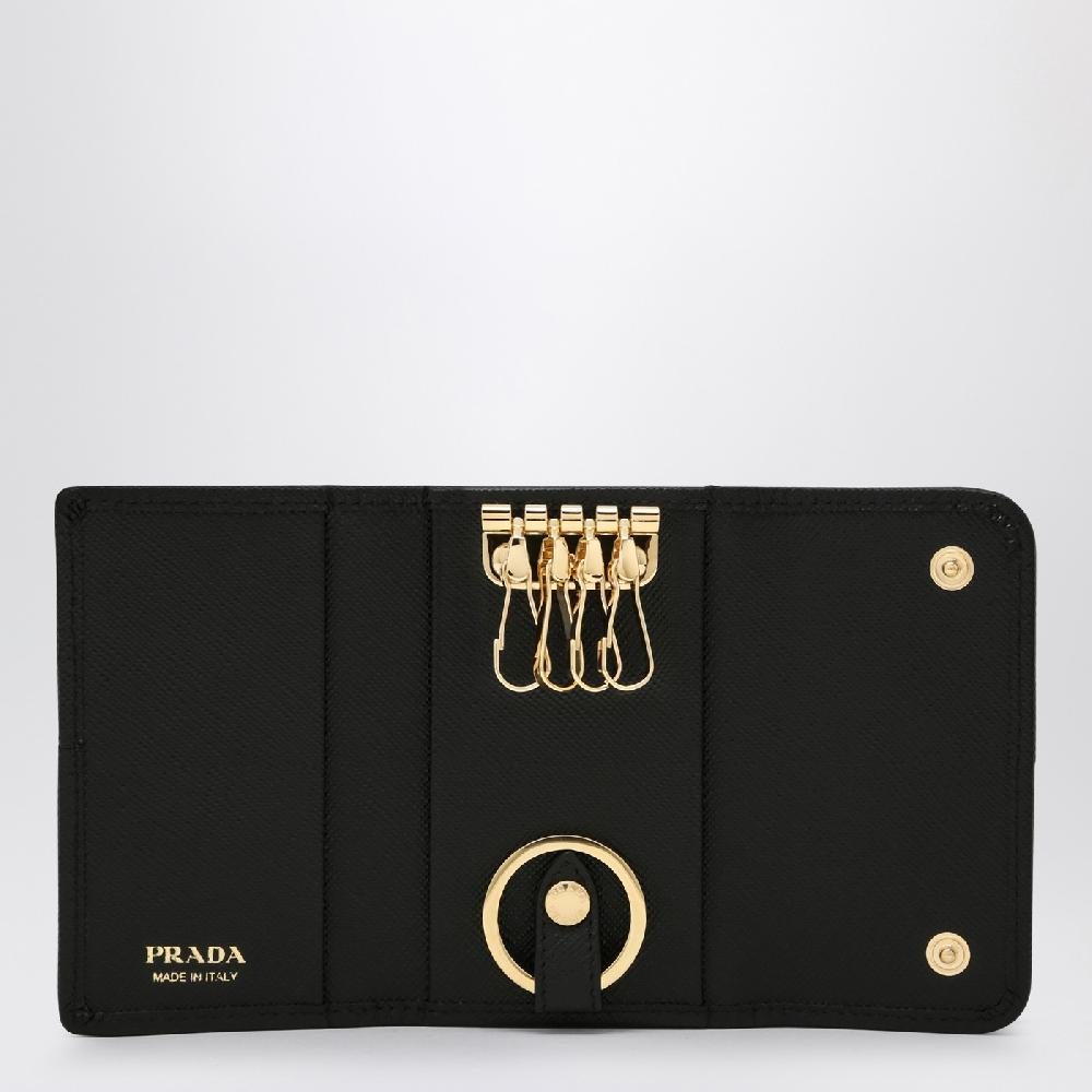 Prada Portachiavi nero in Re-Nylon Convenienza