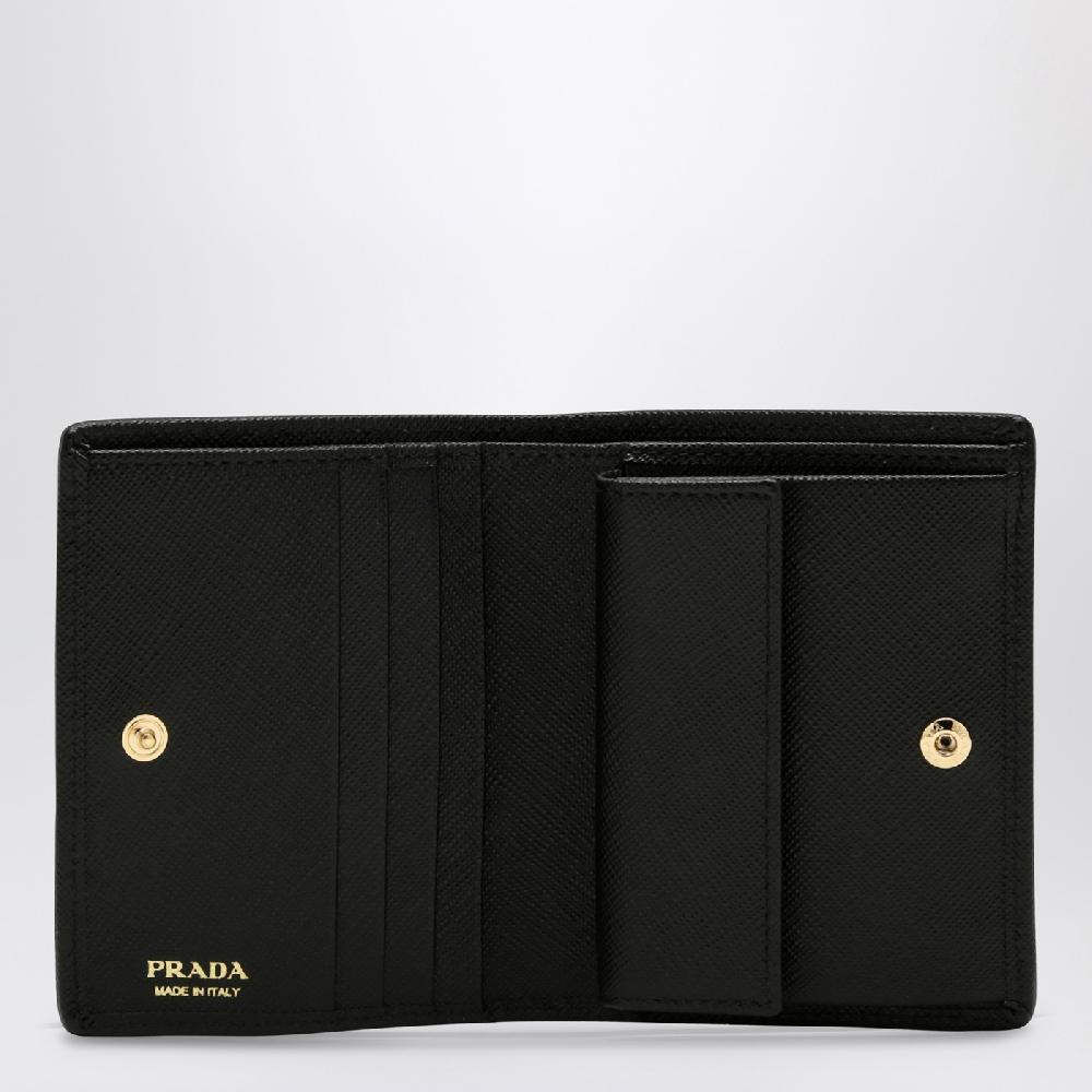 Prada Portafoglio piccolo nero in Re-Nylon Novità