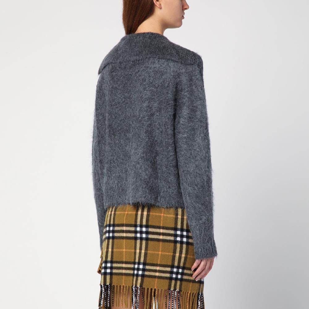 Loulou Studio Maglione grigio in misto alpaca Vendite Flash
