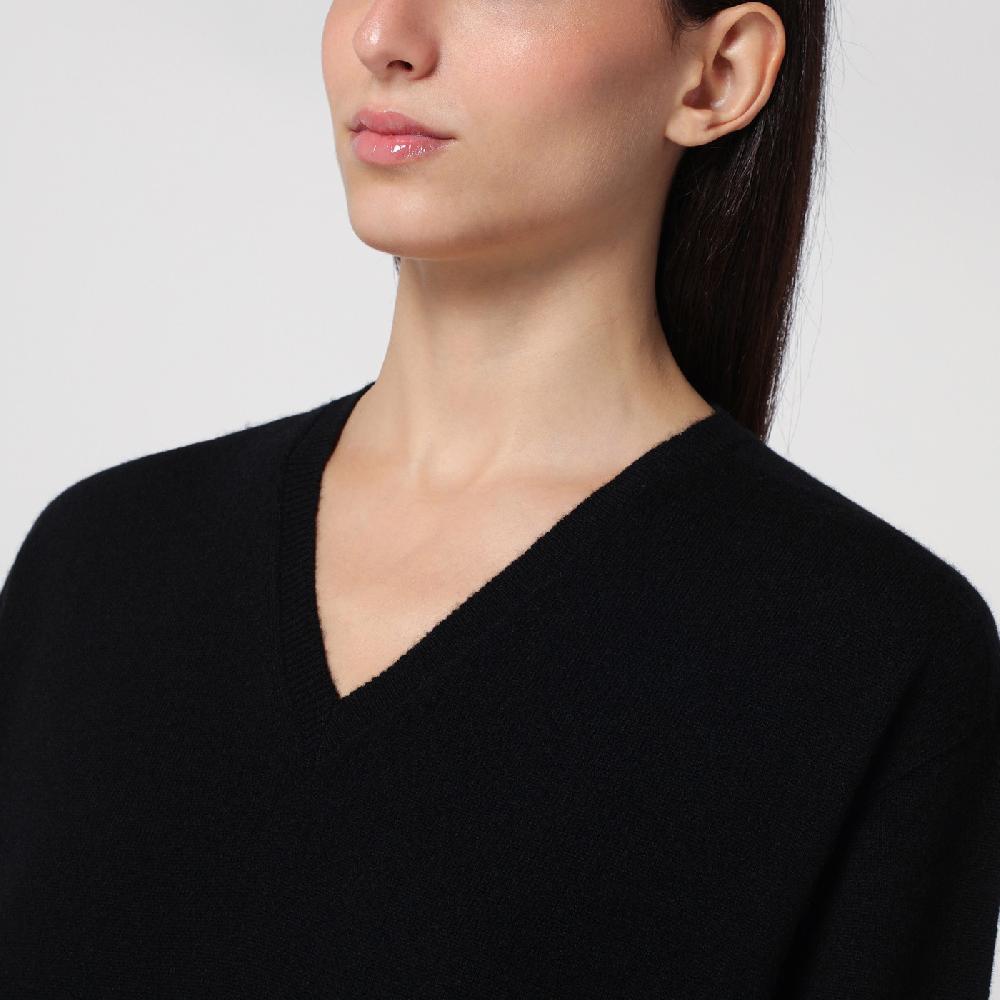 The Row Maglione Isaora nero in cashmere Acquista Ora