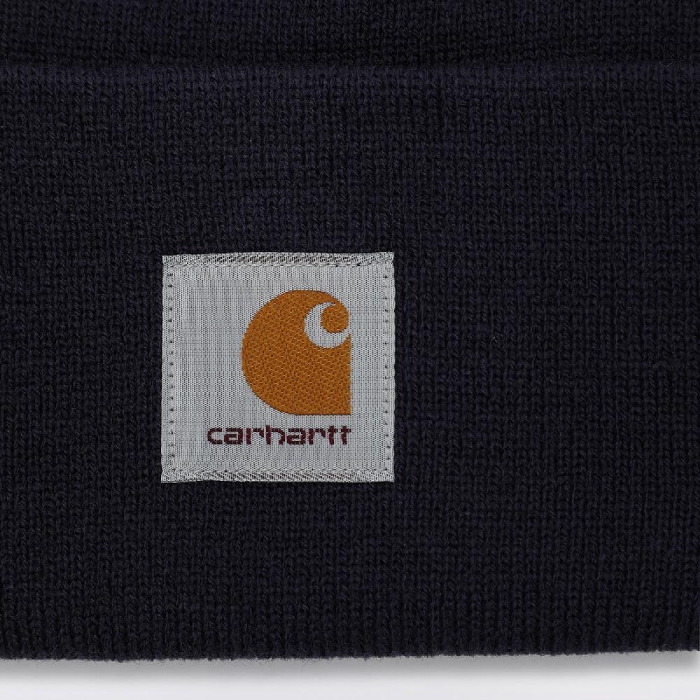 Carhartt WIP Cuffia blu con patch logo Hotsell