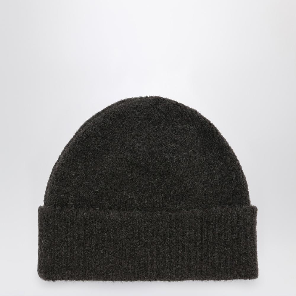 Ami Paris Cappello Ami De Coeur grigio in alpaca Moda