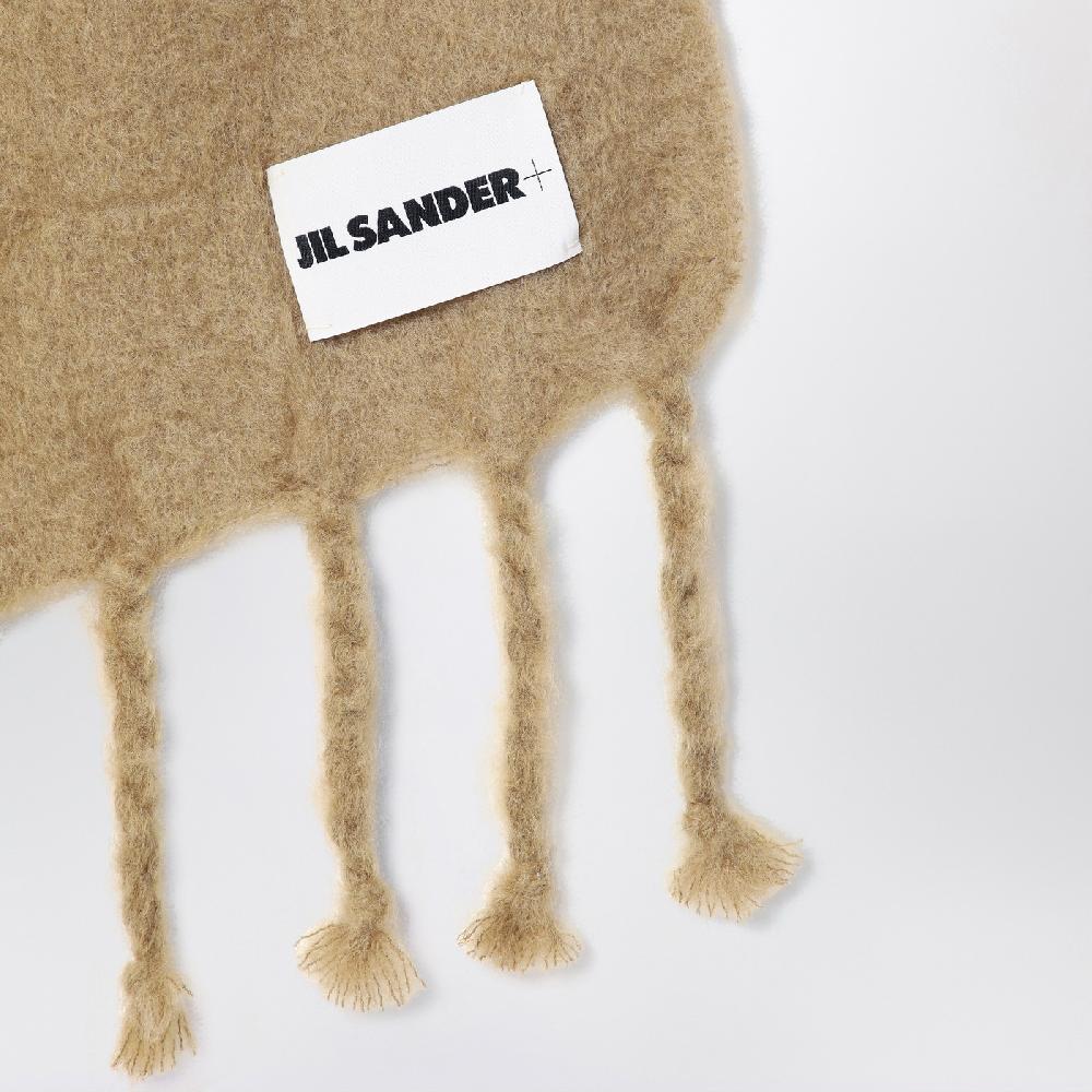 Jil Sander Sciarpa beige in misto mohair Nuovo