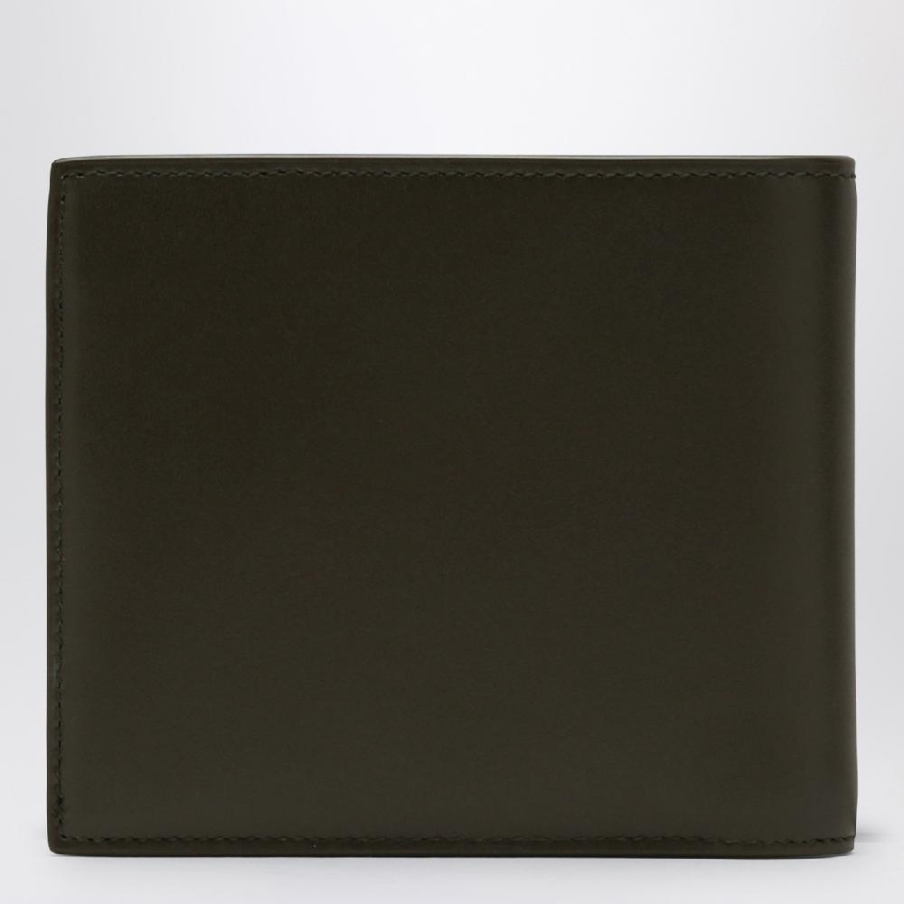 Saint Laurent Portafoglio bi-fold verde muschio in pelle Pezzi Unici