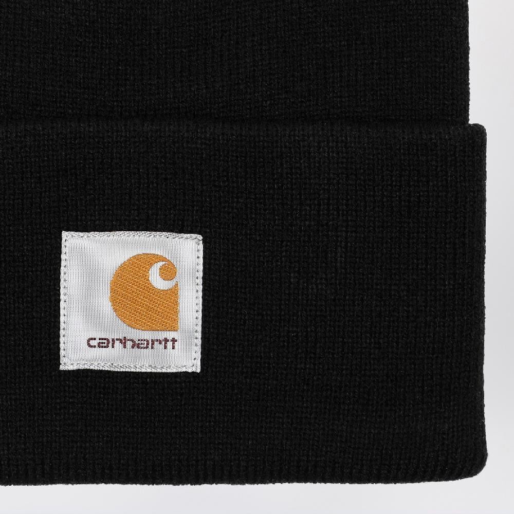 Carhartt WIP Cuffia nera con patch logo Promozione Limitata