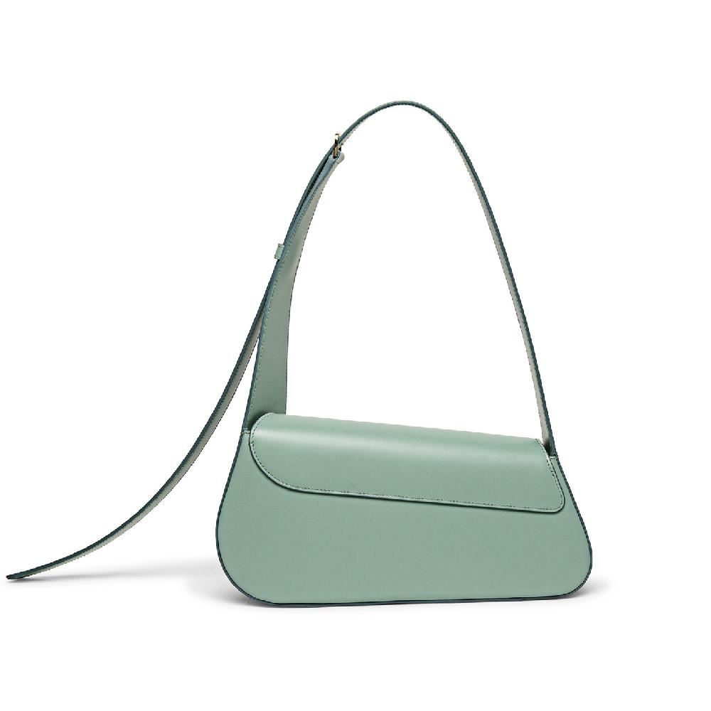Santoni Borsa ThePluto in pelle verde acqua Sconto