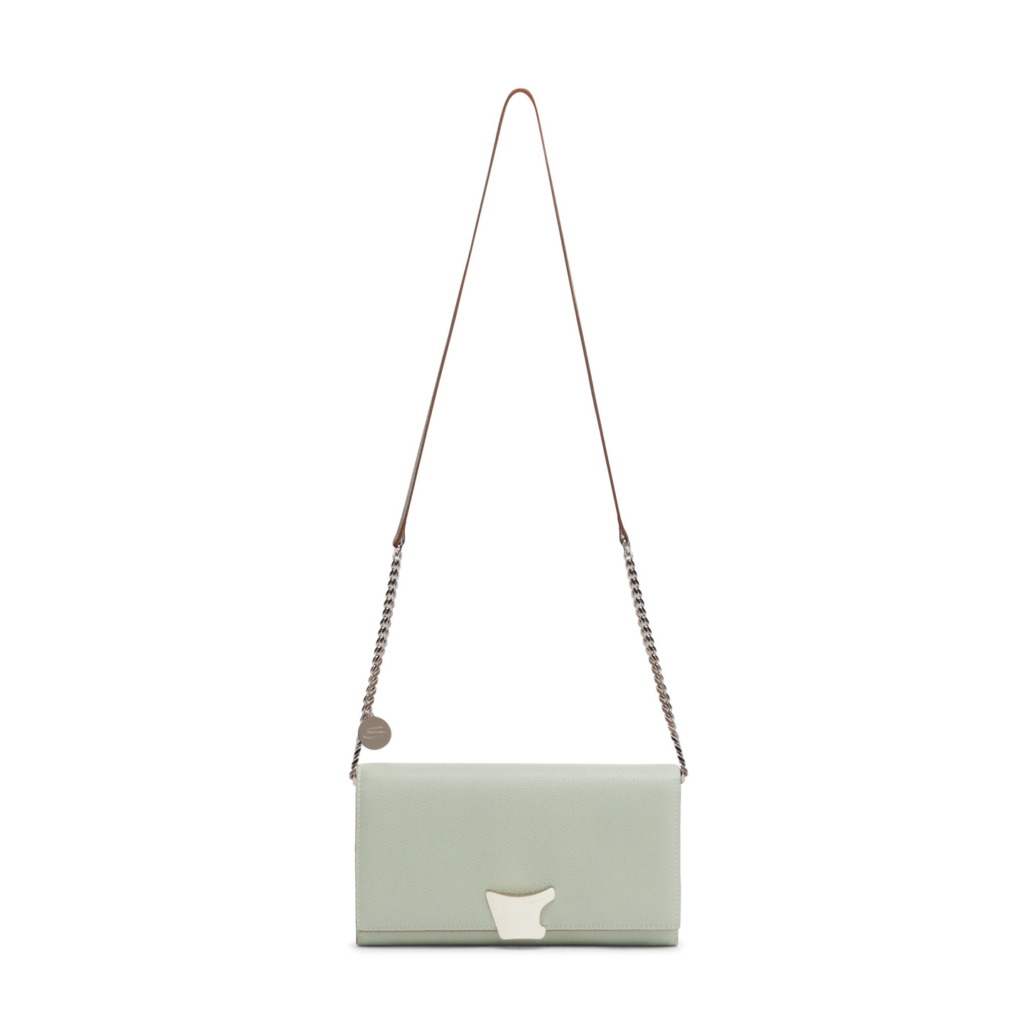 Santoni Borsa a tracolla in pelle verde Saldi