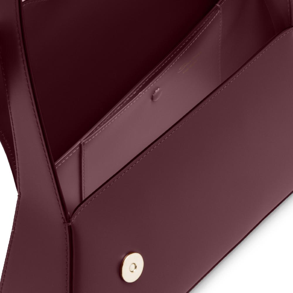 Santoni Borsa ThePluto in pelle bordeaux Vendita