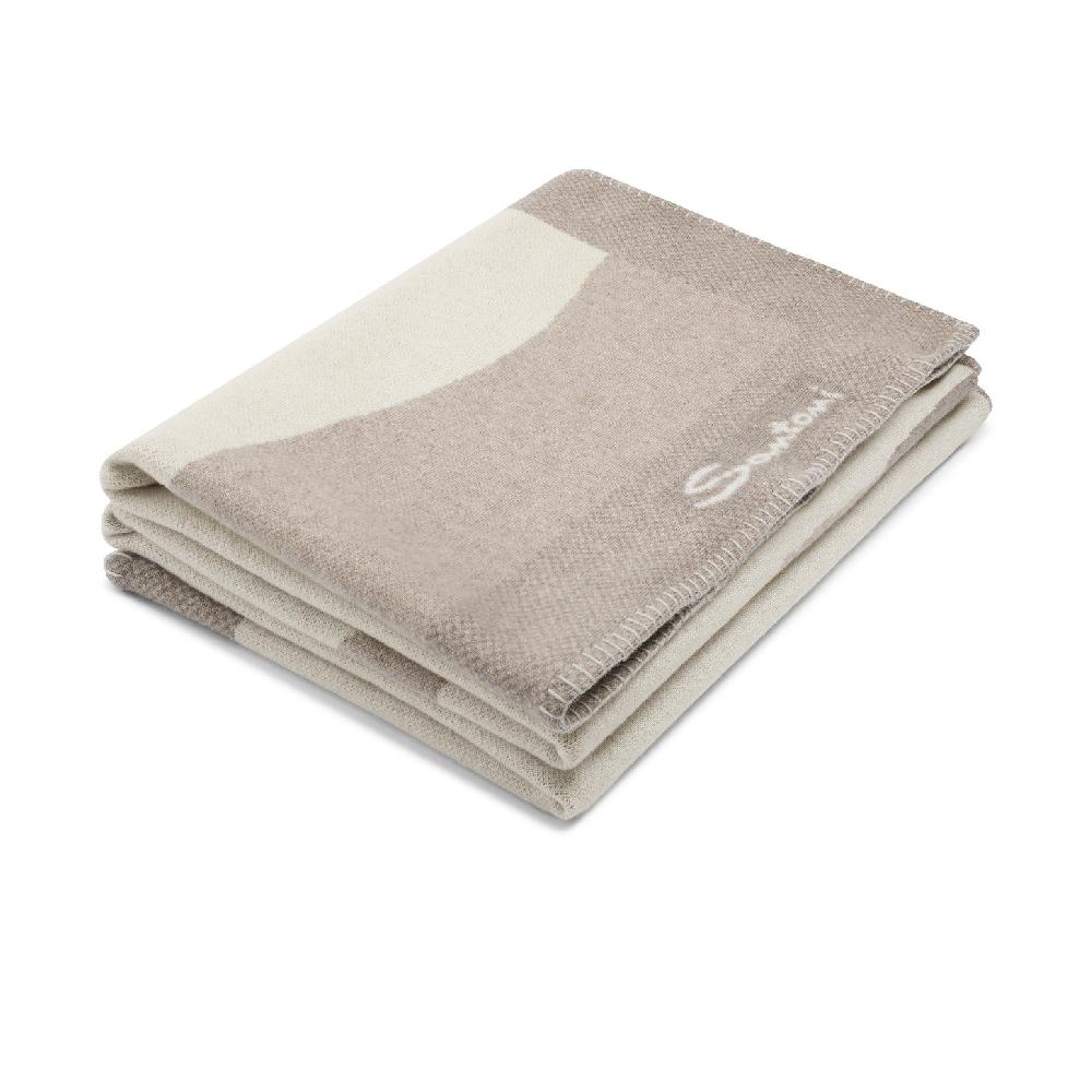 Santoni Coperta in cashmere beige Negozi Online