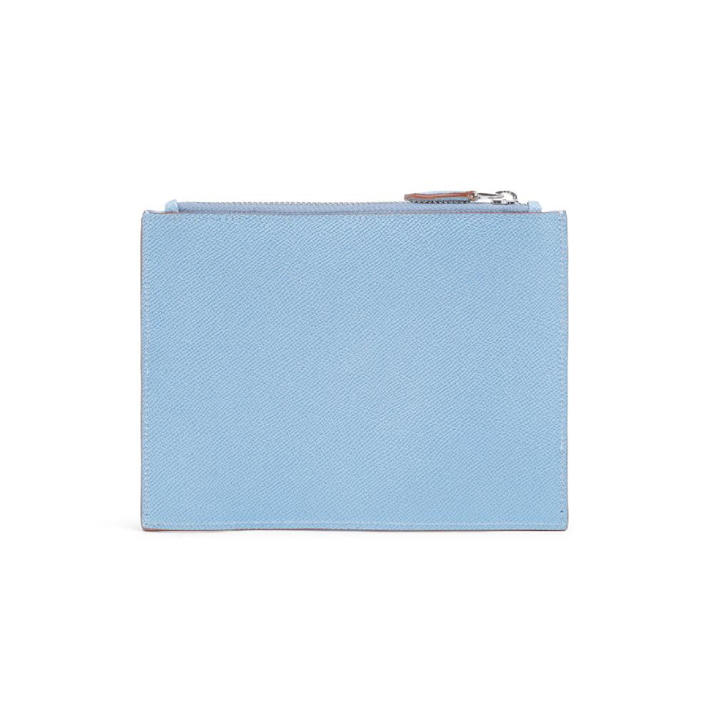Santoni Pouch piccola in Saffiano azzurro Acquista Ora