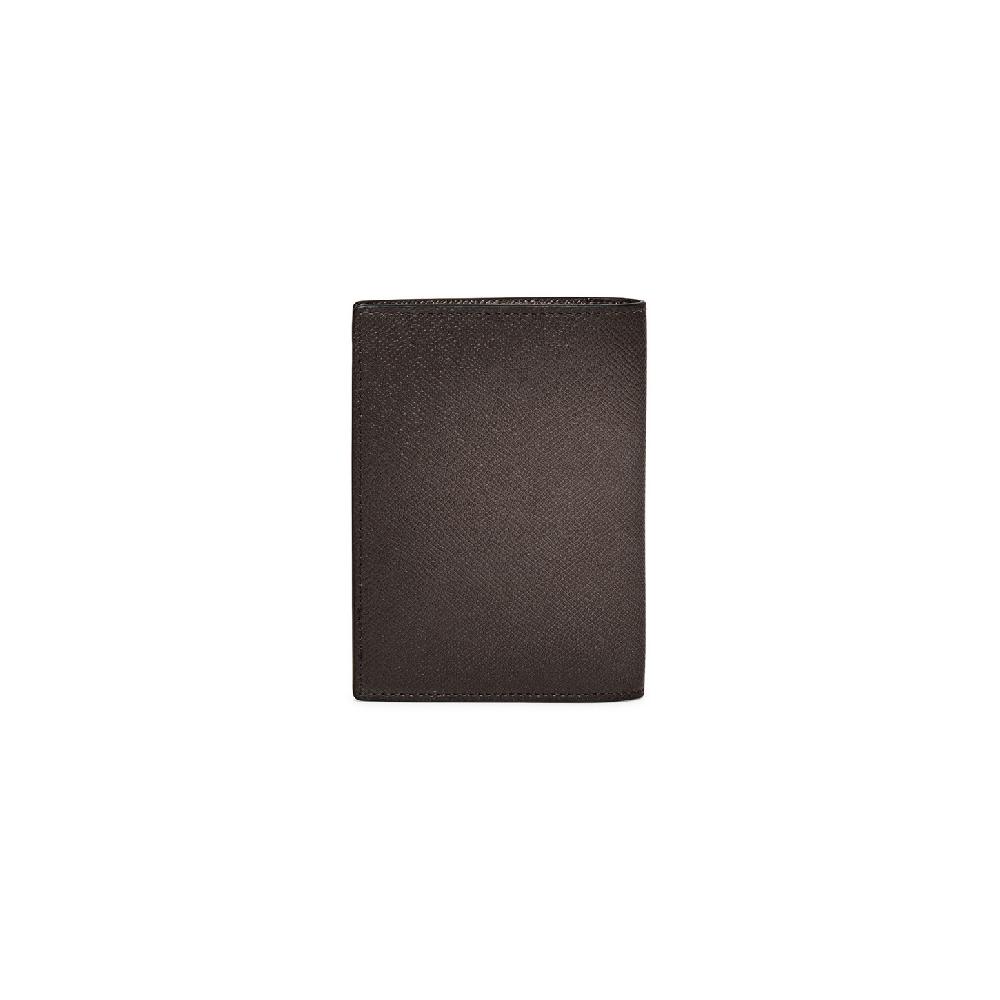 Santoni Custodia per passaporto in saffiano beige Prezzo Ridotto