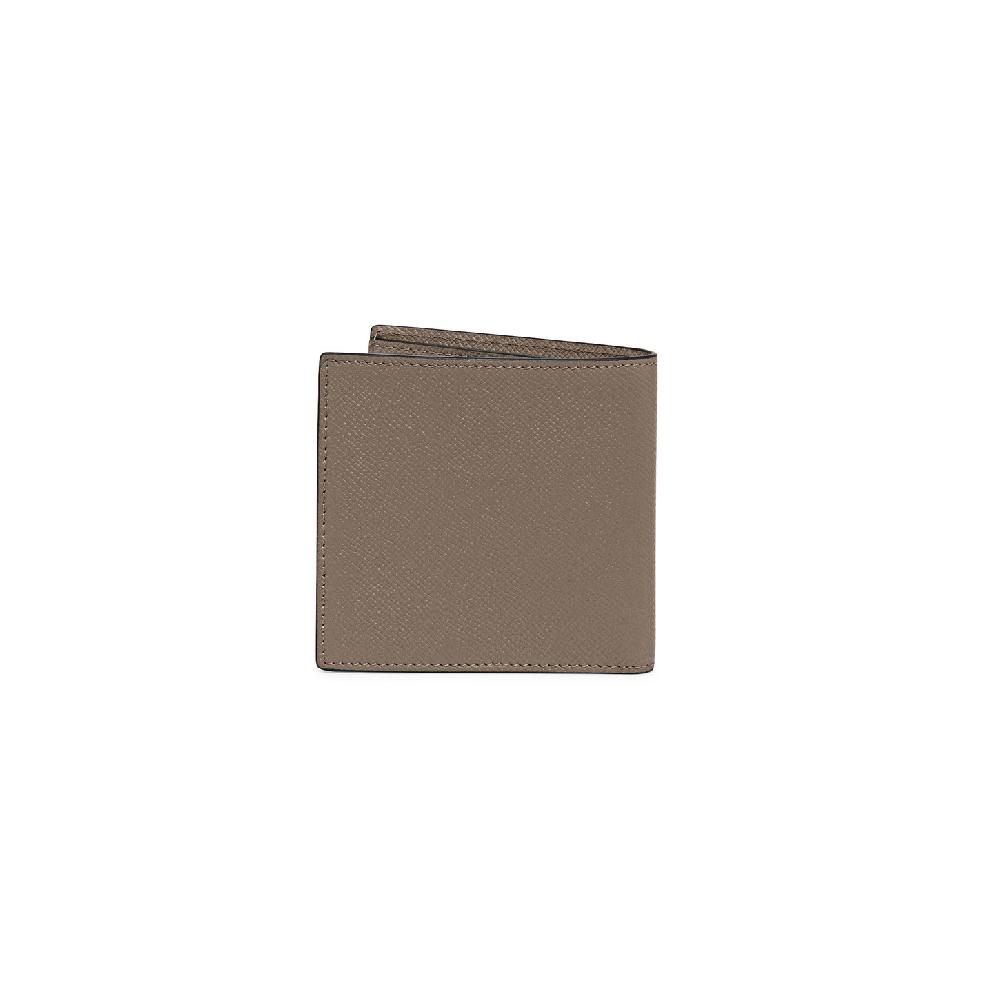 Santoni Portafoglio in saffiano beige Convenienza