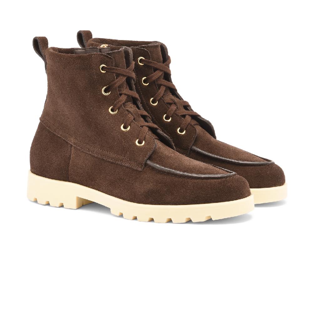 Santoni Stivaletto da donna in suede testa di moro Nuovo