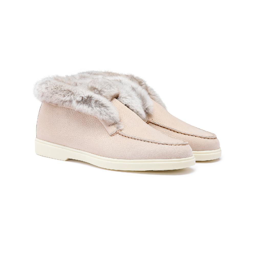 Santoni Stivaletto desert da donna in nabuk rosa Qualità