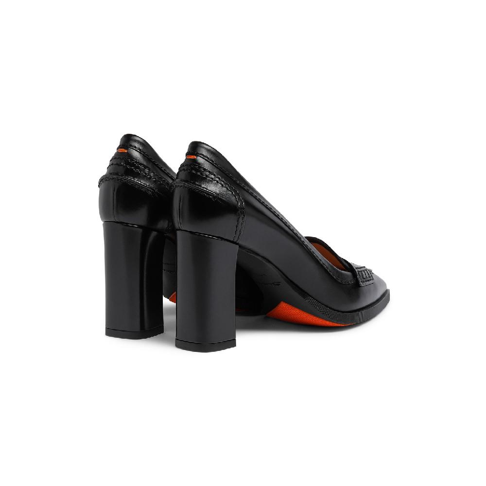 Santoni Décolletés tacco alto da donna in pelle nera Shopping Online