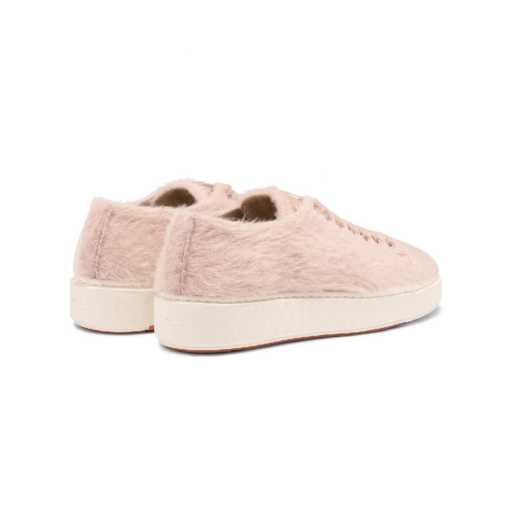 Santoni Sneaker da donna in lana rosa Novità