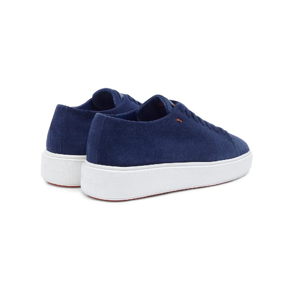 Santoni Sneaker da donna in suede blu 2025