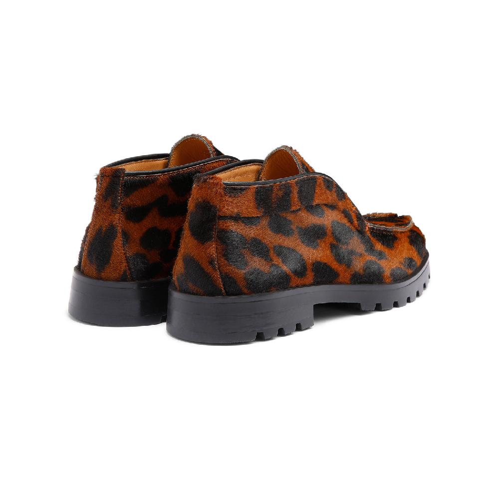 Santoni Stivaletto desert da donna in cavallino animalier Fino Al -60%