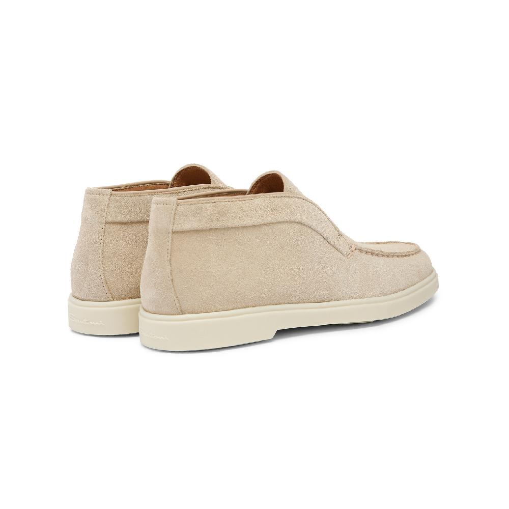 Santoni Stivaletto desert da donna in suede rosa Shopping Online