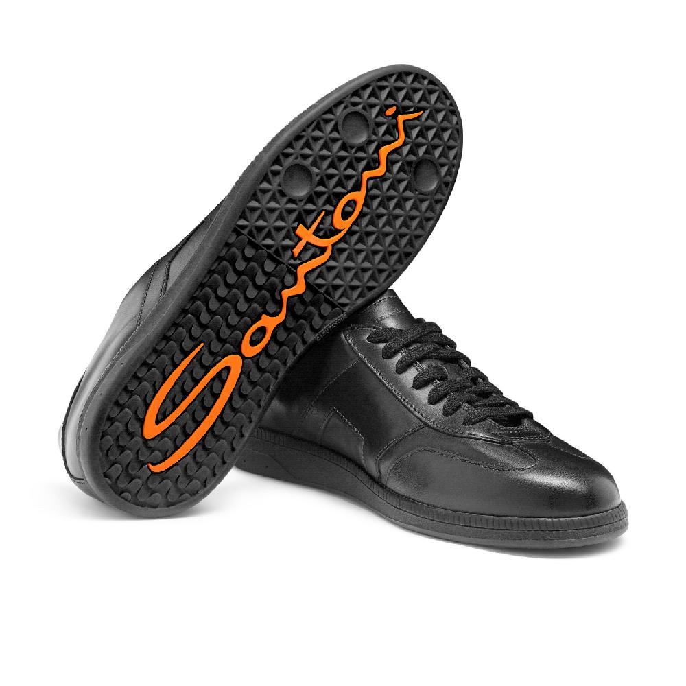 Santoni Sneaker DBS Oly da uomo in pelle nera Soddisfazione Garantita