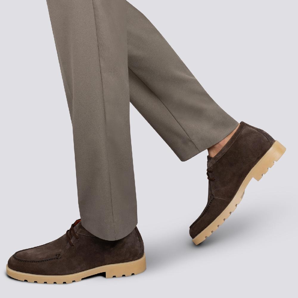 Santoni Stivaletto desert da uomo in suede marrone Online
