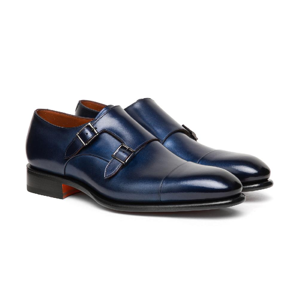Santoni SANTONI CARTER - A TRIBUTE TO BMW 5 SERIES TOURING: colore Tanzanite Blue Metallic Moda