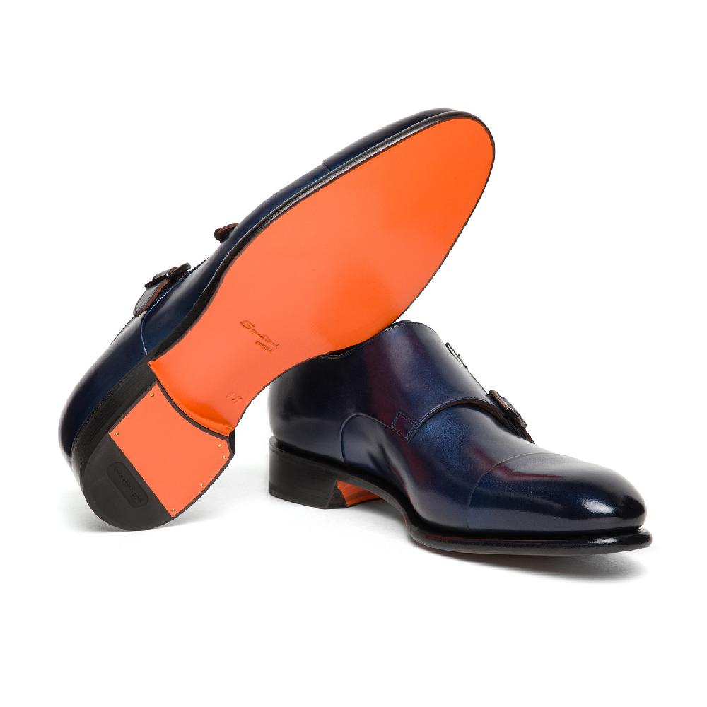 Santoni SANTONI CARTER - A TRIBUTE TO BMW 5 SERIES TOURING: colore Tanzanite Blue Metallic Moda