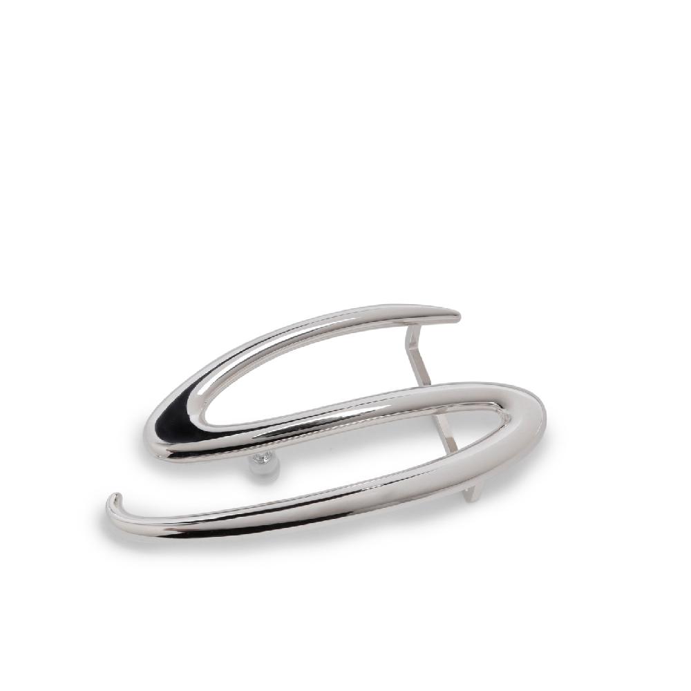 Santoni Fibbia "S" per cintura in metallo argento Negozio