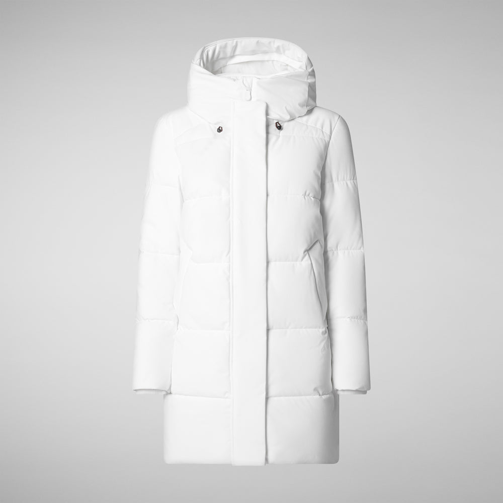 Save the duck PARKA DONNA CON CAPPUCCIO BETHANY WHITE Fino Al -60%