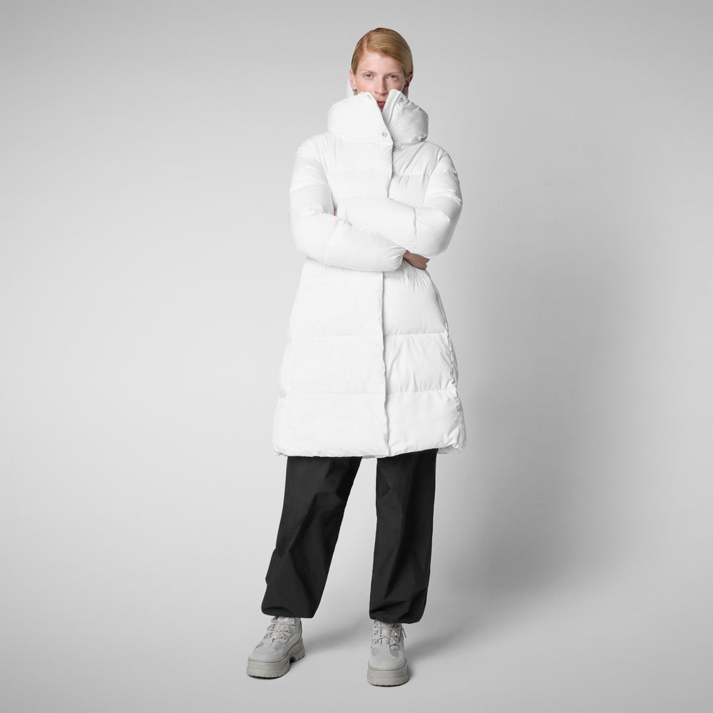 Save the duck PIUMINO ANIMAL FREE DONNA SIBYL WHITE Sconto