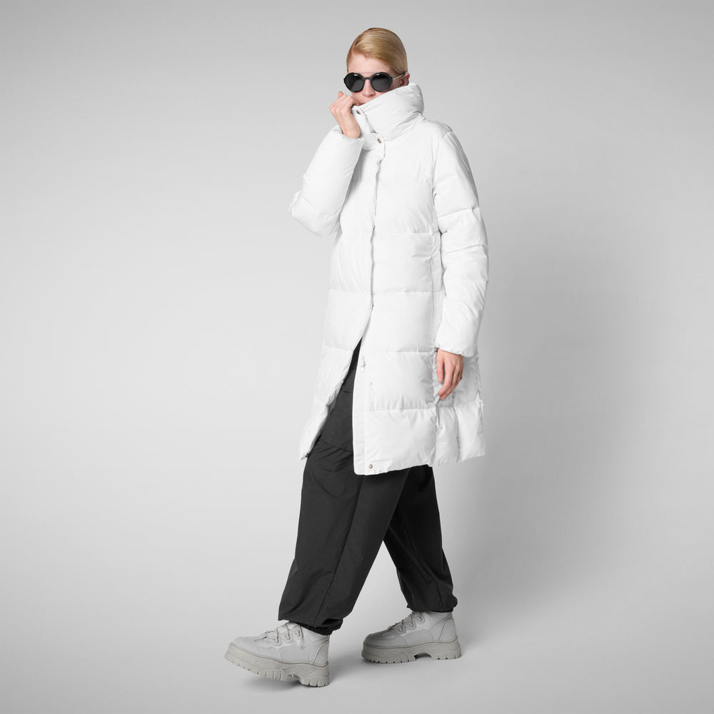 Save the duck PIUMINO ANIMAL FREE DONNA SIBYL WHITE Sconto