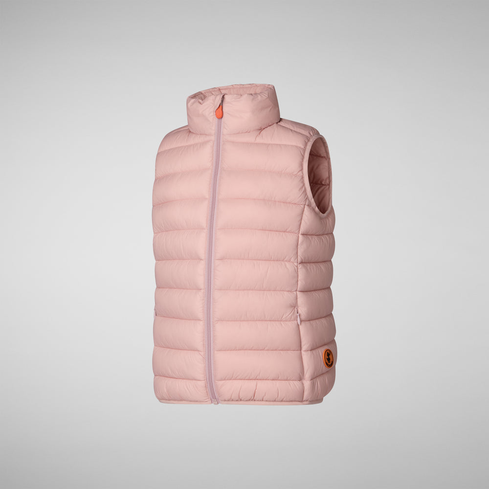 Save the duck GILET UNISEX BAMBINO ANDY ROSA ANTICO Nuova