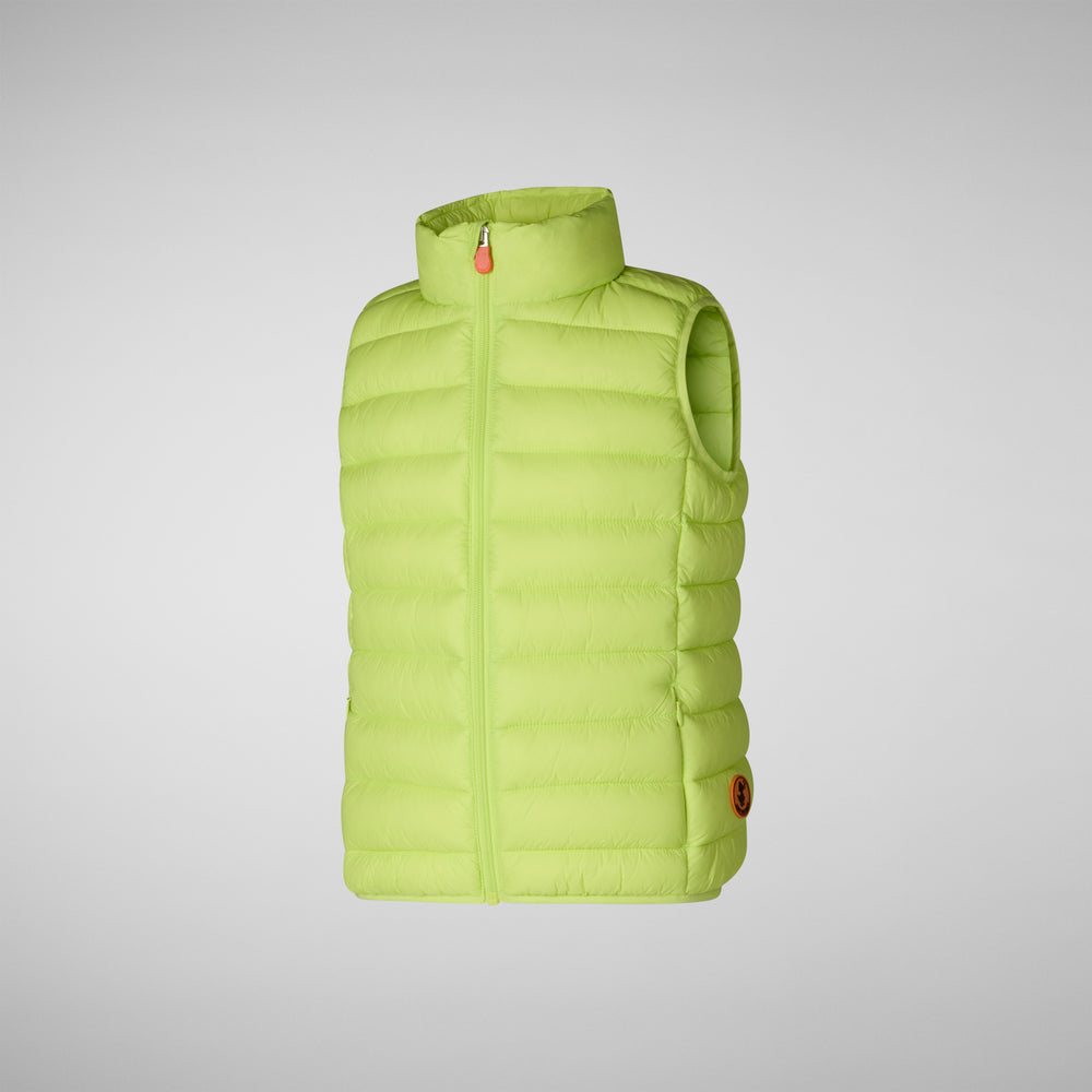Save the duck GILET UNISEX BAMBINO ANDY VERDE LIME 2025