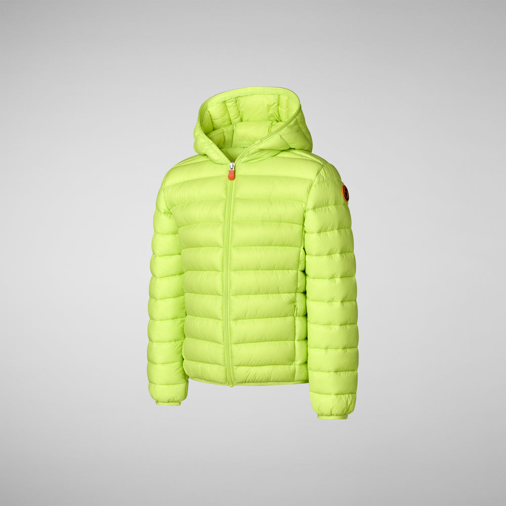 Save the duck PIUMINO ANIMAL FREE BAMBINO DONY VERDE LIME Italy