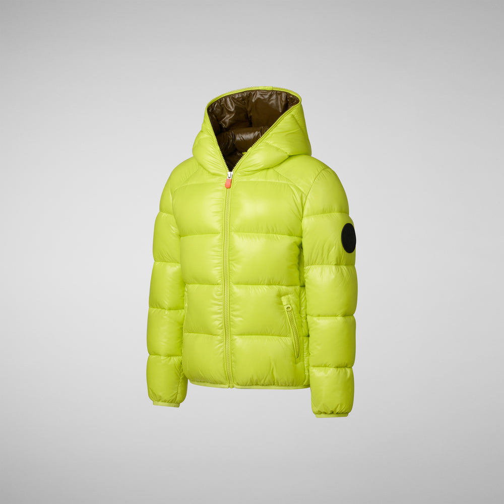 Save the duck PIUMINO ANIMAL FREE BAMBINO ARTIE VERDE LIME Italia