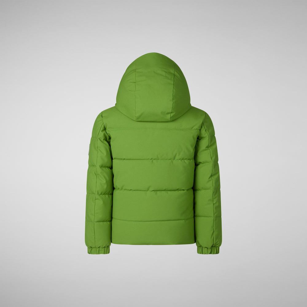 Save the duck PARKA CON CAPPUCCIO BAMBINO KLAUS VERDE ERBA Vendita