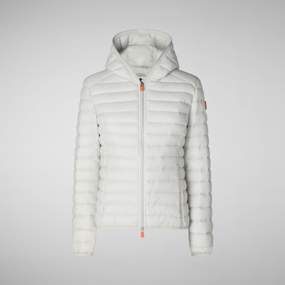 Save the duck PIUMINO ANIMAL FREE CON CAPPUCCIO DONNA DAISY GRIGIO GHIACCIO Shopping Online