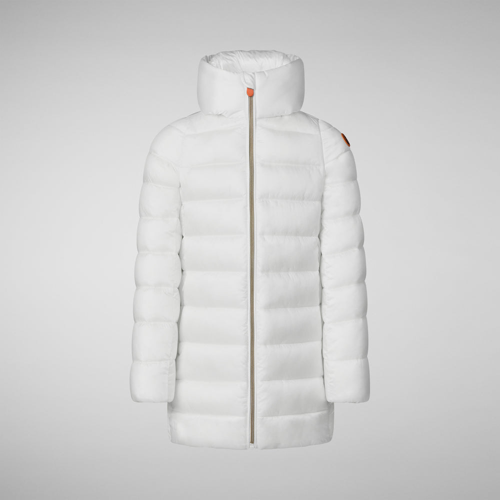 Save the duck PIUMINO ANIMAL FREE CON CAPPUCCIO BAMBINA ORIANA BIANCO Online