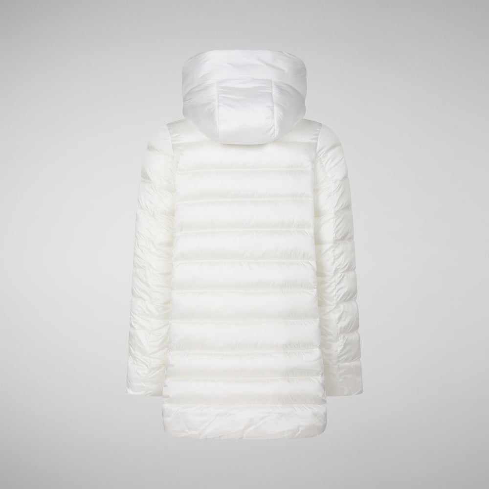 Save the duck PIUMINO ANIMAL FREE CON CAPPUCCIO BAMBINA ORIANA BIANCO Online