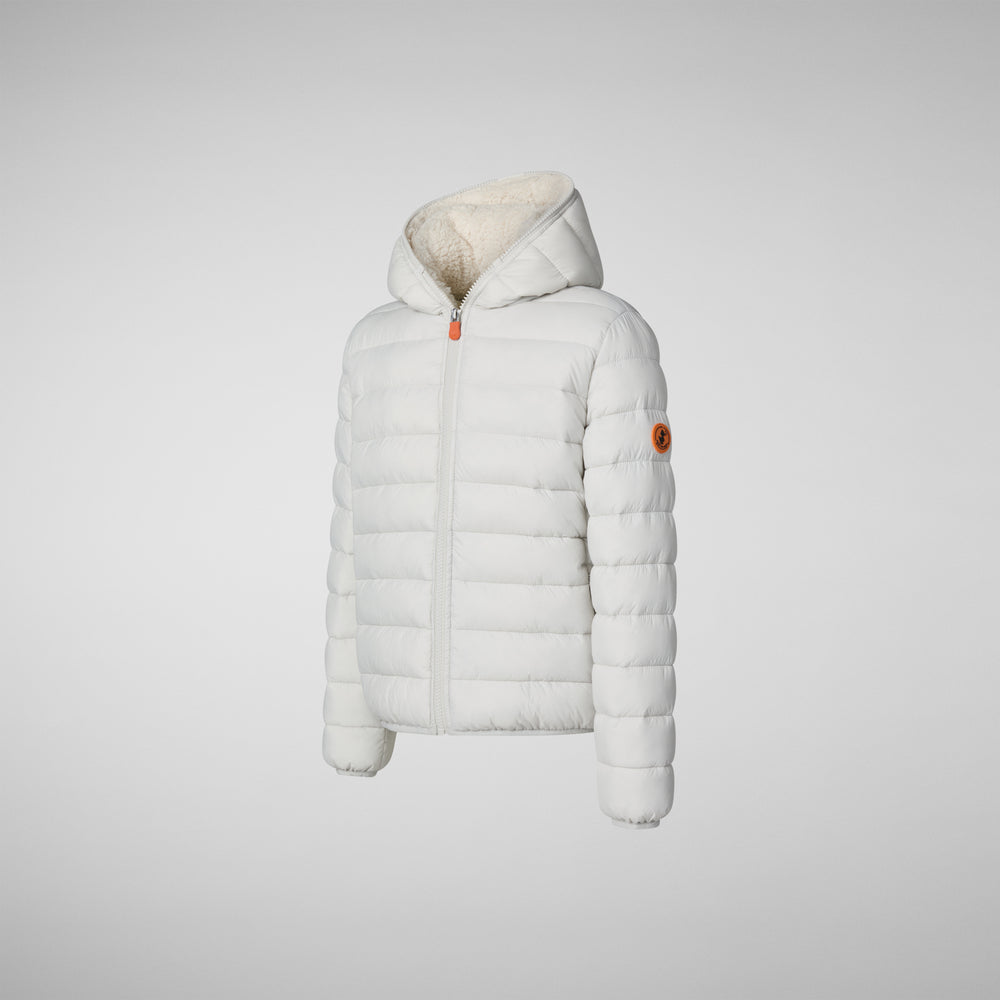 Save the duck PIUMINO ANIMAL FREE BAMBINA LECI GRIGIO NEBBIA In Vendita