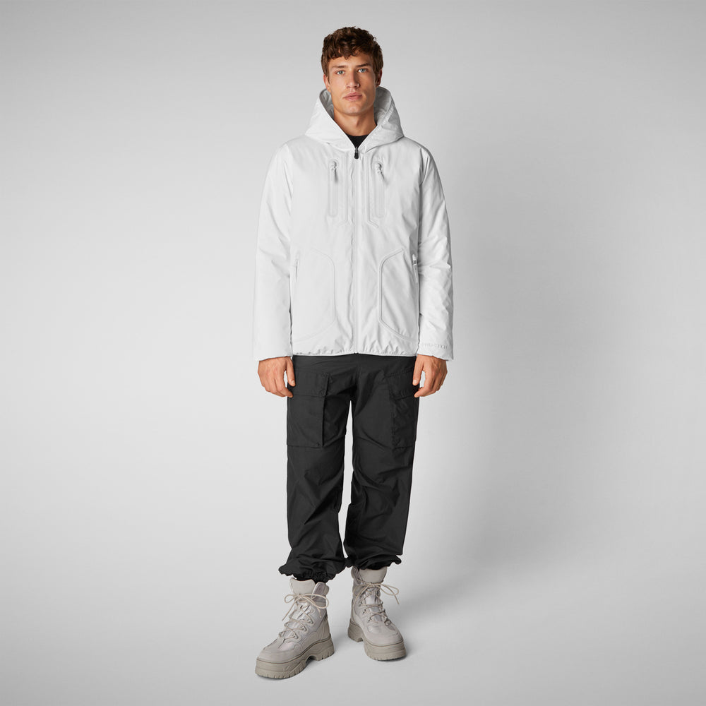 Save the duck PARKA UOMO BENEDICT IN WHITE Hotsell