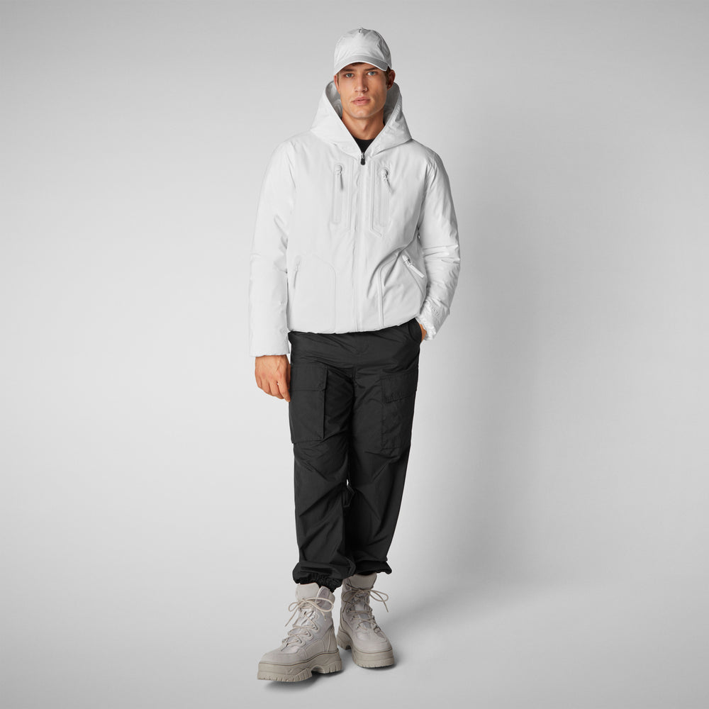 Save the duck PARKA UOMO BENEDICT IN WHITE Hotsell