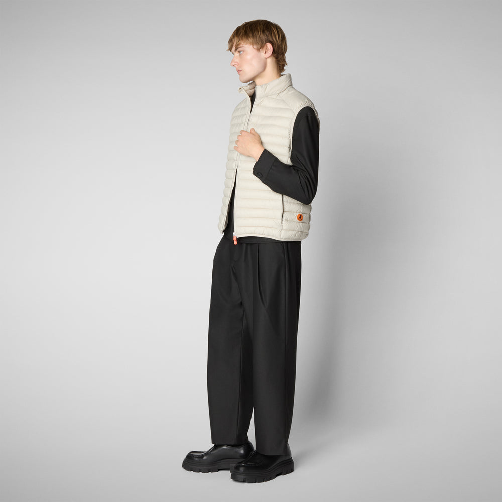 Save the duck Gilet imbottito uomo Adam Beige chiaro Vendita Economica