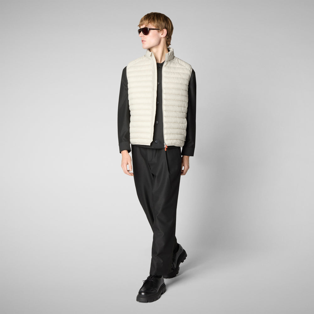 Save the duck Gilet imbottito uomo Adam Beige chiaro Vendita Economica
