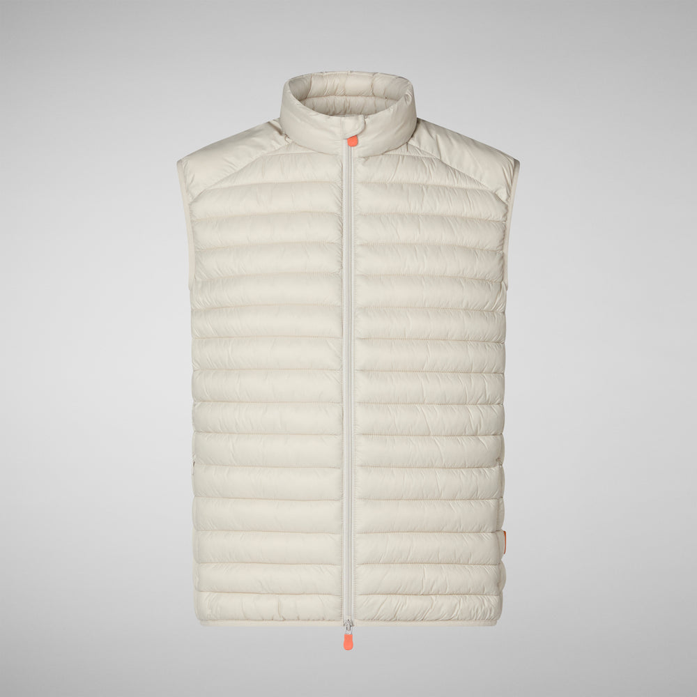Save the duck Gilet imbottito uomo Adam Beige chiaro Vendita Economica