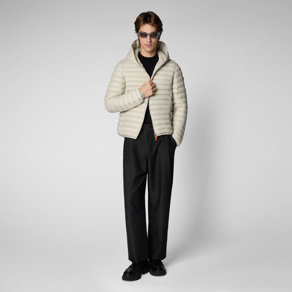 Save the duck Piumino animal free uomo Donald Beige chiaro Saldi Di Fabbrica
