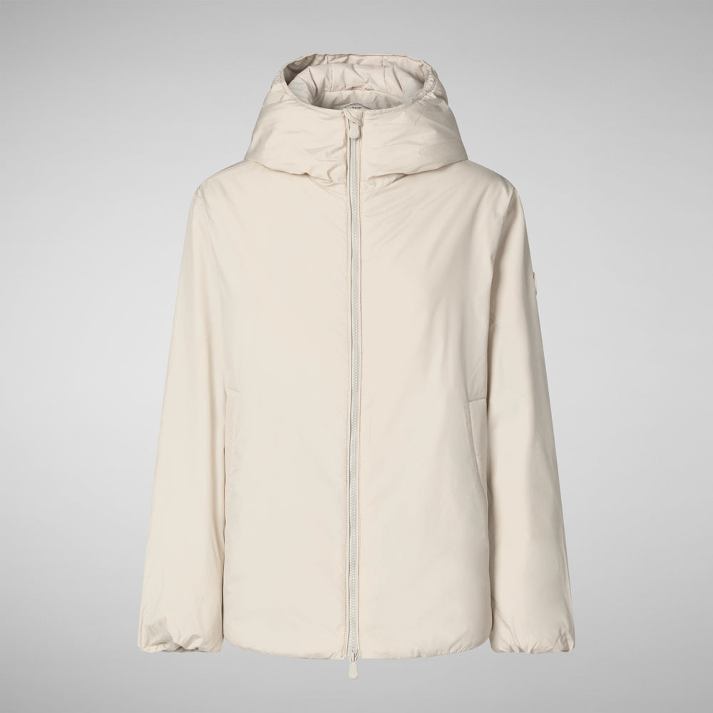 Save the duck CAPPOTTO CON CAPPUCCIO NIAZ RAINY BEIGE Italia