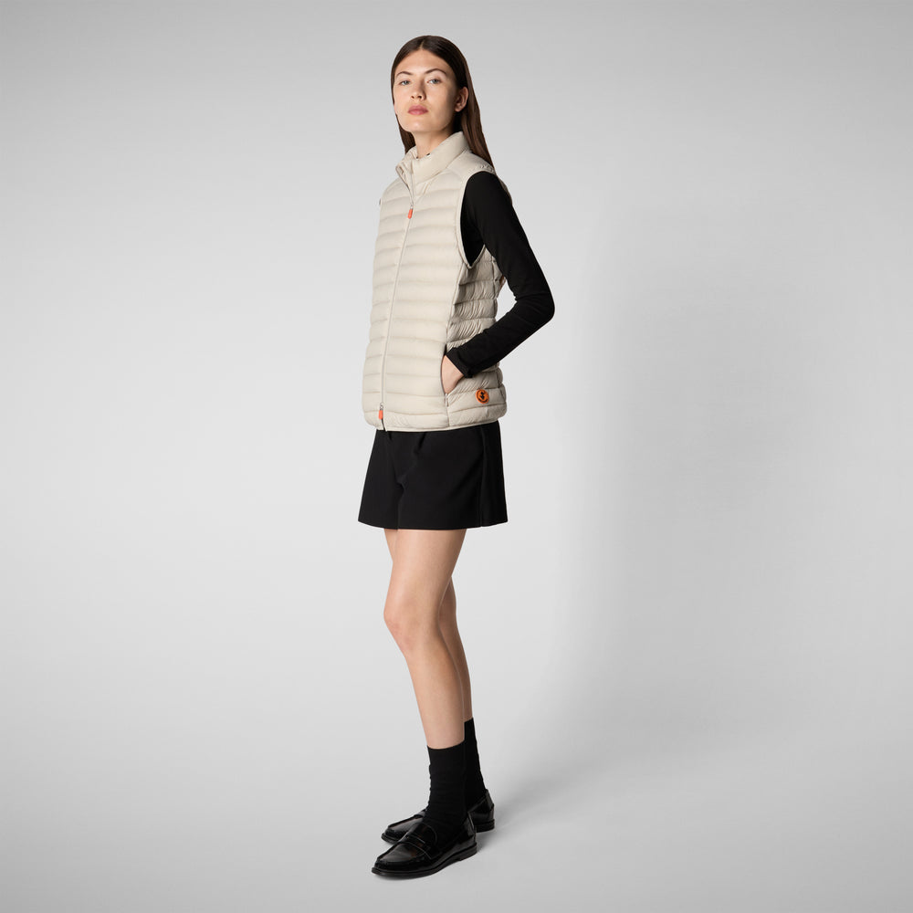 Save the duck Gilet imbottito donna Charlotte Beige chiaro 2025