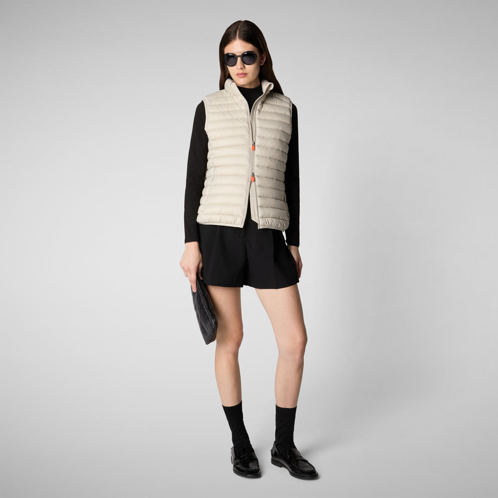 Save the duck Gilet imbottito donna Charlotte Beige chiaro 2025