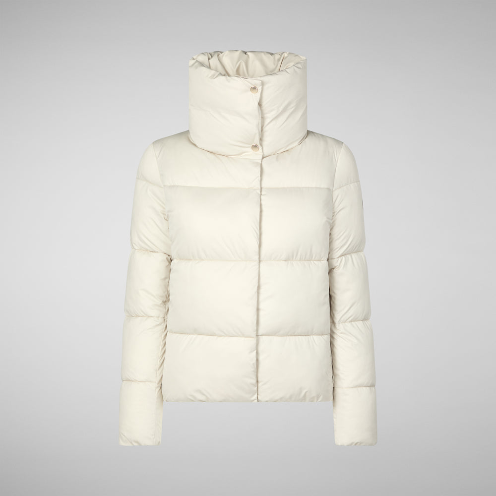 Save the duck PIUMINO ANIMAL FREE DONNA FELICITY BEIGE Promozione